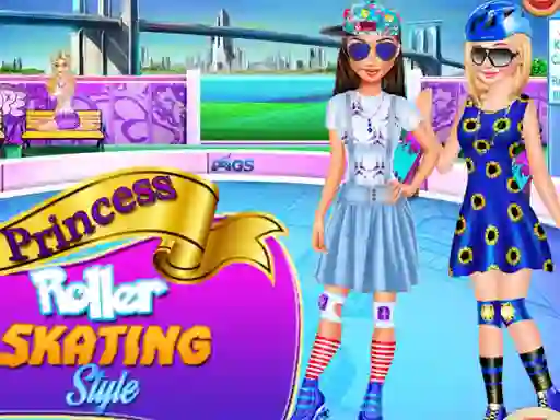 Leikur Princess Roller Skating Style á netinu