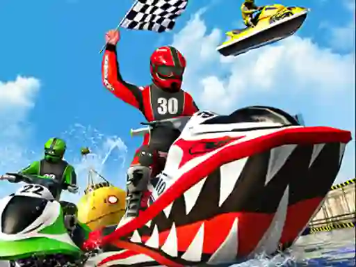 Leikur Jet Ski Water Boat Racing á netinu