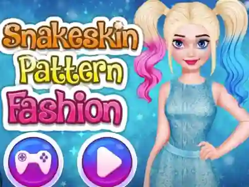 Leikur Snakeskin Pattern Fashion á netinu