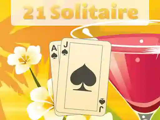 Leikur 21 Solitaire á netinu
