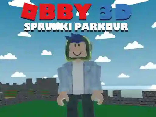 Leikur Obby 3D Sprunki Parkour á netinu