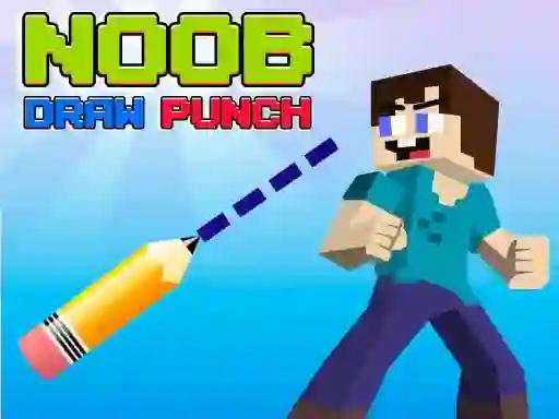 Leikur Noob Draw Punch á netinu
