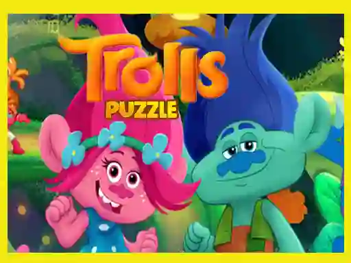 Leikur Trolls Puzzle á netinu
