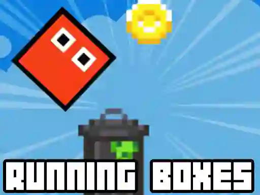 Leikur Retro Running Boxes á netinu