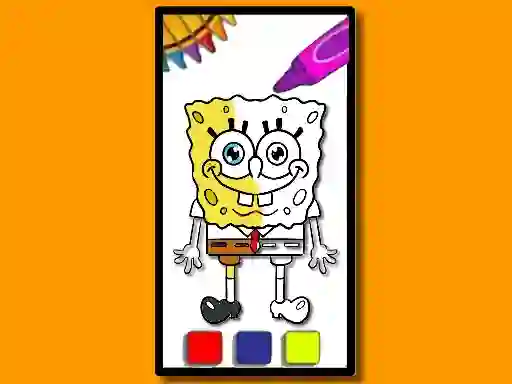 Leikur SpongeBob Coloring Adventure á netinu