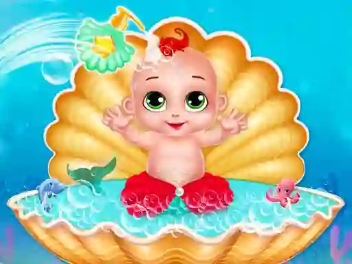 Leikur Mermaid Baby Care á netinu