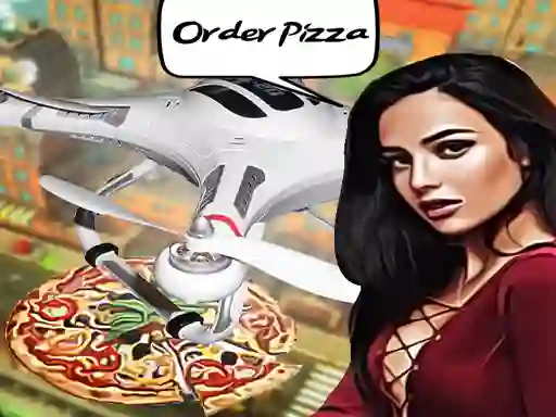 Leikur Pizza DronField á netinu