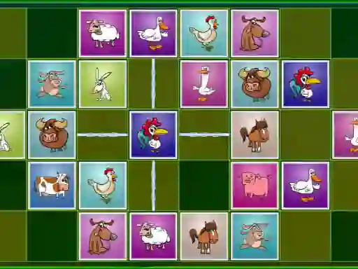 Leikur Farm animals matching puzzles á netinu