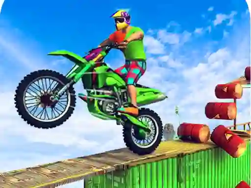Leikur Bike Stunts Driving 2022 á netinu
