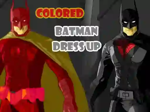 Leikur Colored Batman Dress Up á netinu