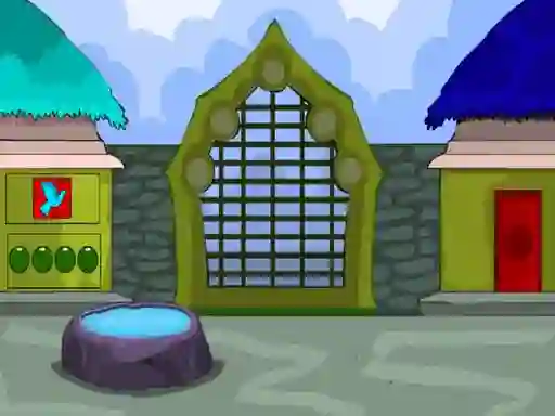Leikur Hut Village Escape á netinu