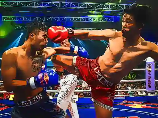 Leikur MuayThai Fighters Jigsaw á netinu