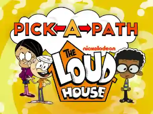 Leikur The Loud House Pick-a-Path á netinu