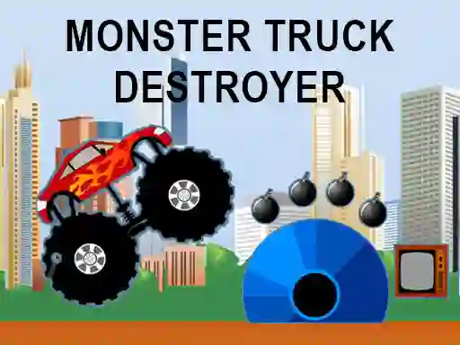 Leikur Monster truck destroyer á netinu
