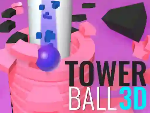 Leikur Tower Ball 3d á netinu