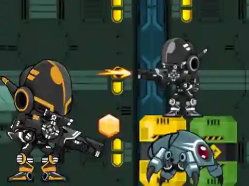 Leikur Cyber Soldier á netinu