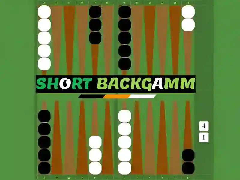 Leikur Short Backgammon á netinu