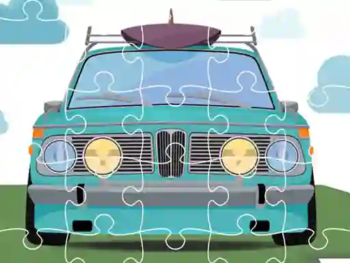 Leikur Retro Cars Jigsaw á netinu