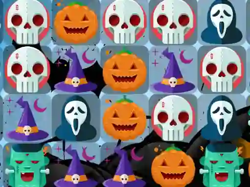 Leikur Scary Halloween Match 3 á netinu