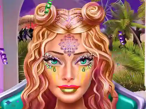 Leikur Ellie Coachella Makeup á netinu