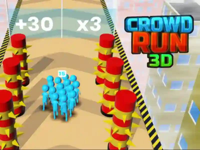 Leikur Crowd Run 3D á netinu