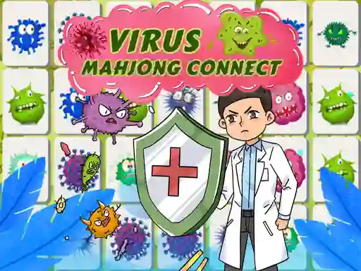 Leikur Virus Mahjong Connection á netinu