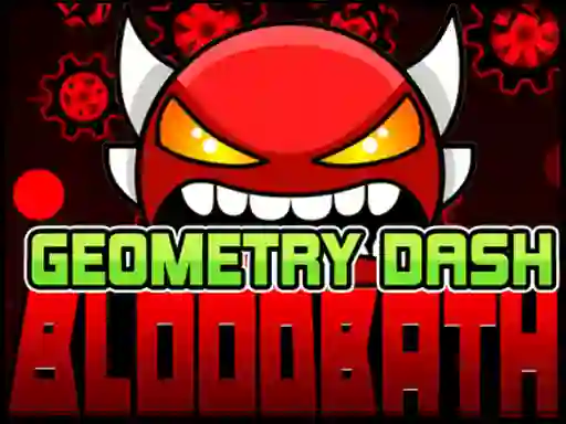 Leikur Geometry Dash Bloodbath á netinu