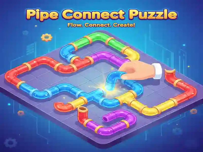 Leikur Pipe Connect Puzzle á netinu