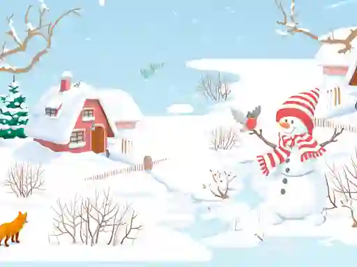Leikur Snowman Slide á netinu