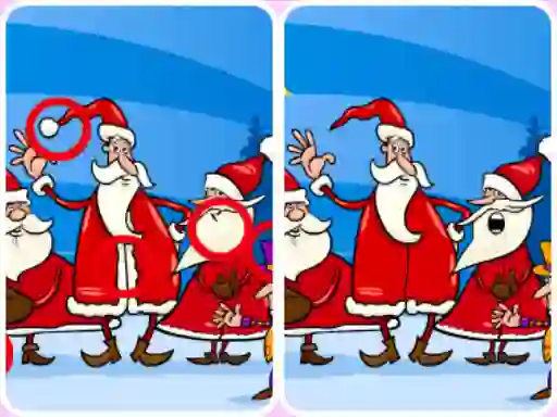Leikur Christmas Photo Differences-2 á netinu