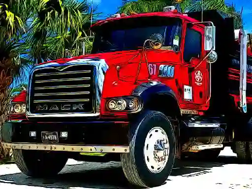 Leikur American Trucks Jigsaw á netinu