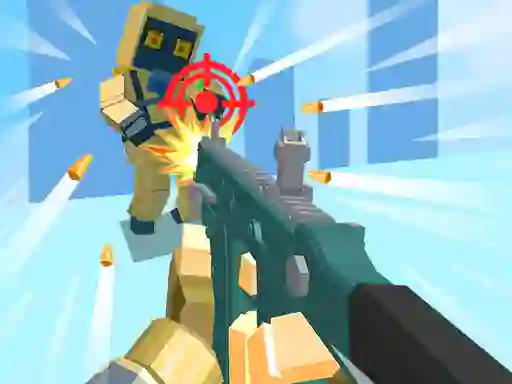 Leikur Blockapolypse Zombie Shooter á netinu