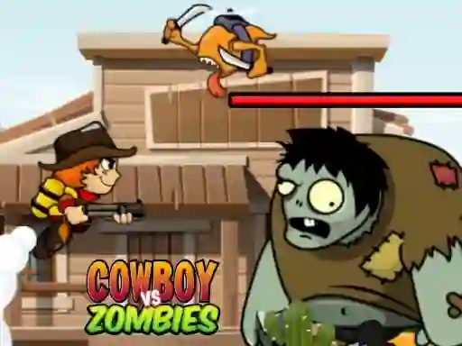 Leikur Cowboy vs Zombies á netinu