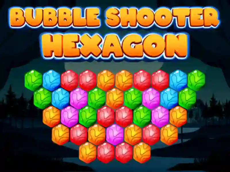 Leikur Bubble Shooter Hexagon á netinu