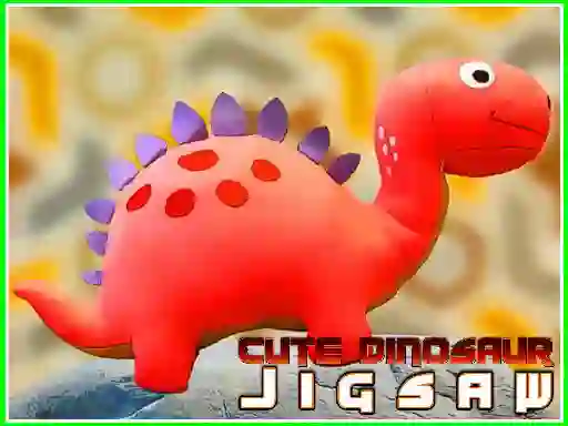 Leikur Cute Dinosaur Jigsaw á netinu