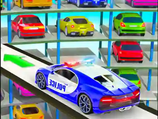 Leikur Police Multi Level Car Parking á netinu