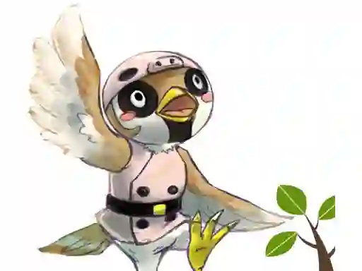 Leikur Sparrow Flappy á netinu