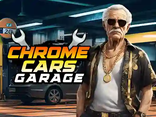 Leikur Chrome Cars Garage á netinu