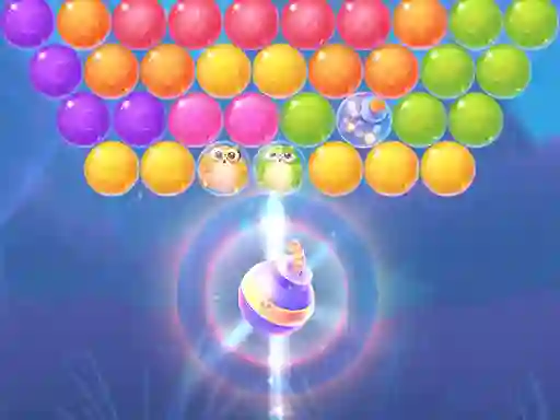 Leikur Bubble Queen Cat á netinu
