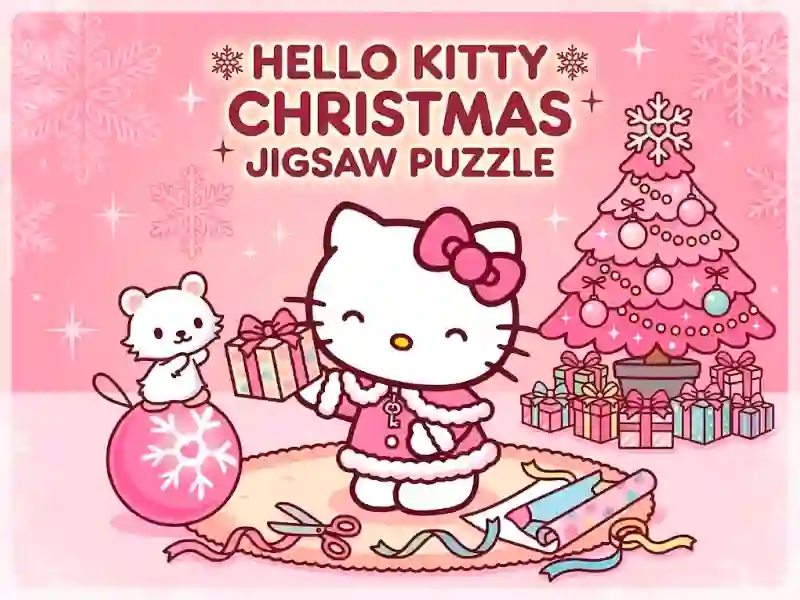 Leikur Hello Kitty Christmas Jigsaw Puzzle á netinu