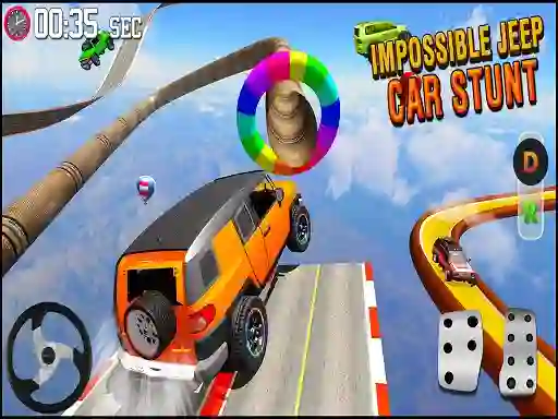 Leikur GT Jeep Impossible Mega Dangerous Track á netinu