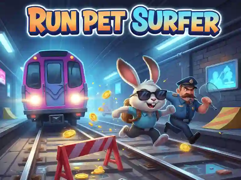 Leikur Run Pet Surfer á netinu