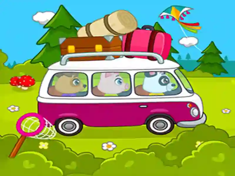Leikur Kids Camping á netinu