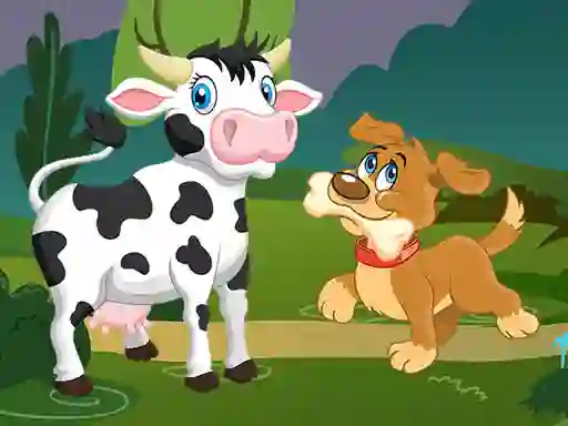 Leikur Domestic Animals Memory á netinu
