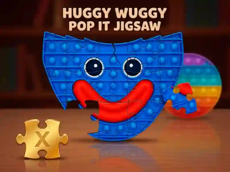 Leikur Huggy Wuggy Pop It Jigsaw á netinu