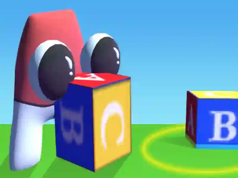 Leikur Alphabet: Room Maze 3D á netinu