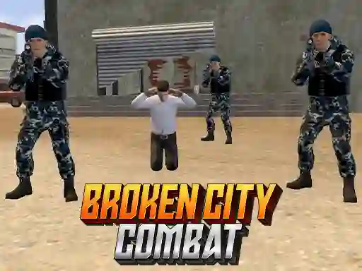 Leikur Broken City Combat á netinu