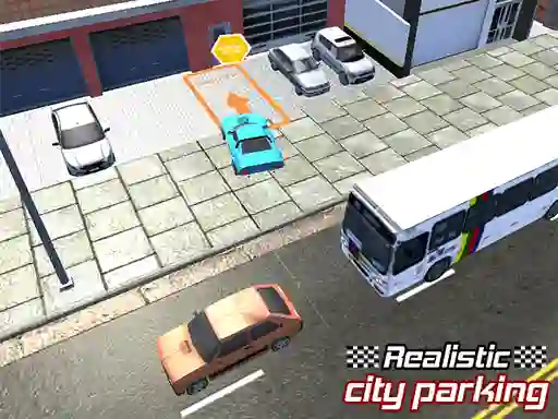 Leikur Realistic City Parking á netinu