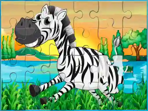 Leikur Happy Animals Jigsaw á netinu