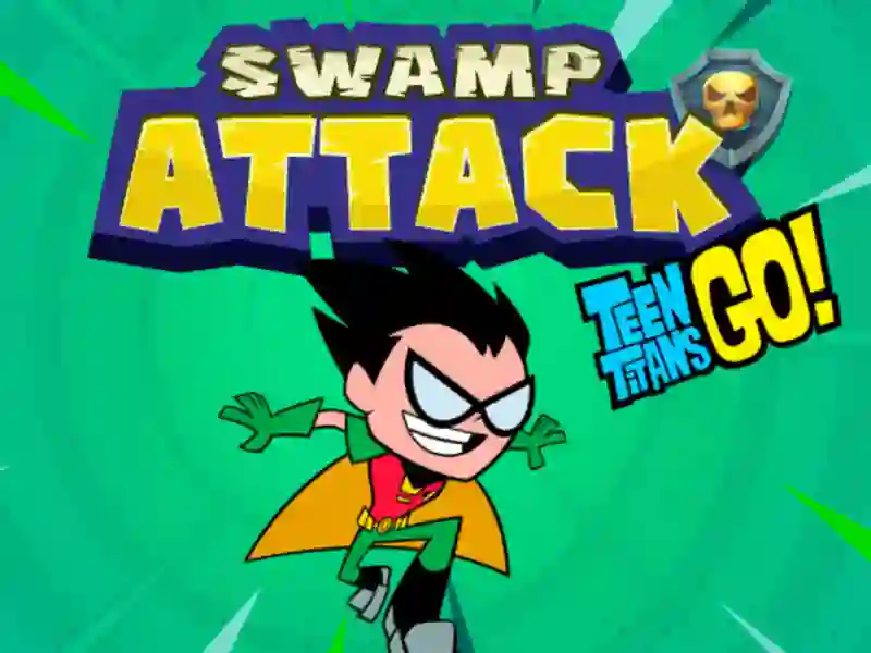 Leikur Teen Titans Go ! Swamp Attack á netinu
